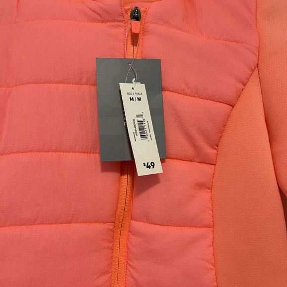 Brand New Joe Fresh fitted active wear jacket. Size Medium. Neon orange - Picture 2 of 3